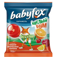 Карамель BabyFox Кислый бум 113г