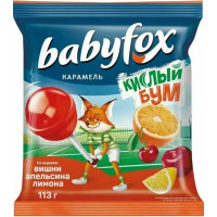 Карамель BabyFox Кислый бум 113г